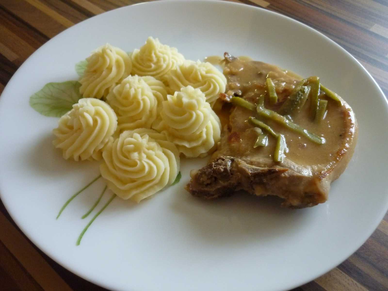 Côtes de porc à la moutarde Les recettes de Véro